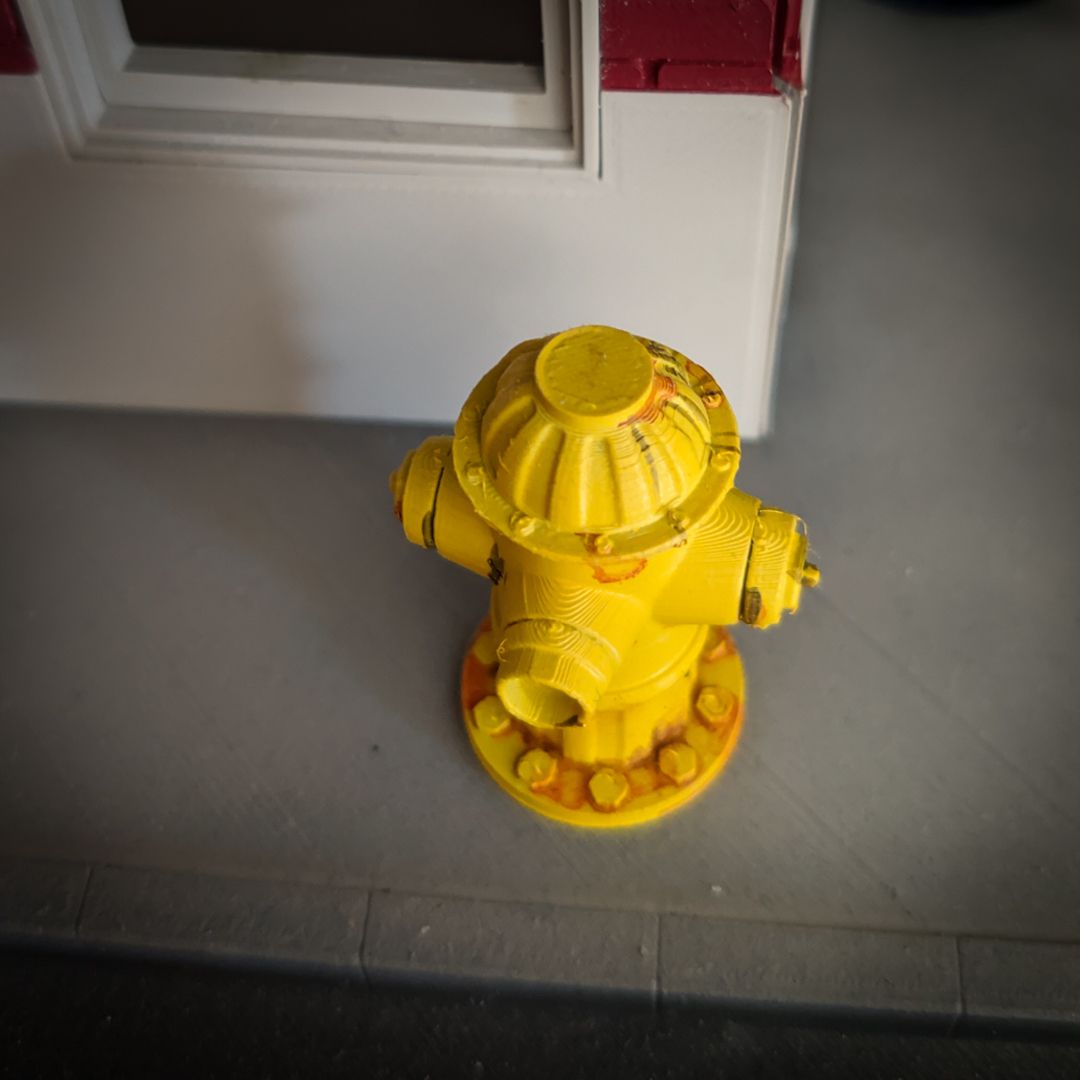 00000IMG_00000_BURST20200820121855192_COVER.jpg Download STL file Fire Hydrant model prop for Dioramas and Tabletop • 3D printable design, The3Dprinting