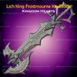 2.jpg Lich King Frostmourne Key Blade Cosplay Kingdom Hearts - STL File 3D print model