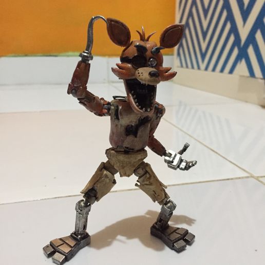 🏴‍☠️ Foxy The Pirate Fnaf Movie Articulated Figure・ 3D File