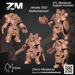 Squad_HeavyVikings.jpg Fichier 3D Vikings de l'espace lourd・Objet imprimable en 3D à télécharger