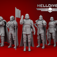 Helldivers-pack.png HELLDIVERS PACK | HELLDIVERS 2 | 3D PRINTABLE FIGURINES