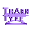 Tharntype 2.stl Tharntype v2 The Series Thailand Drama Logo Display Decor Ornament
