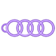 sigle audi anneaux.stl porta-chaves