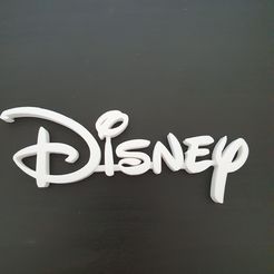 20230914_134848.jpg Archivo STL Logotipo de Disney・Objeto imprimible en 3D para descargar