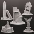 4-18.jpg "Fallen Kingdom" Ultimate Scenery Bundle - 22 High-Detail STL Models