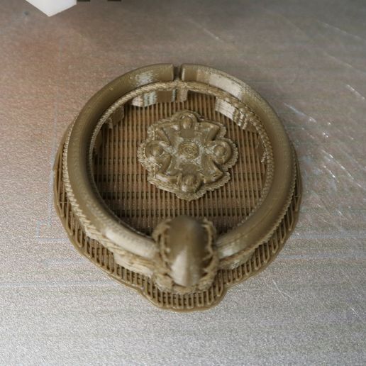 Knocker2.5.jpg Speak No Knocker - with Mount Holes and Strike Plate