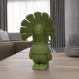HighQuality2.png 3D Aztec Statue Decor Gifts for Him with 3D Print Stl Files & 3D Printed Decor, Aztec Art, Statue, 3D Printing, Home Decor, 3D Figure Print