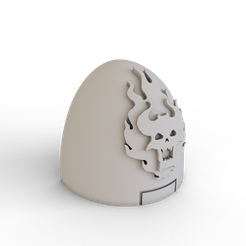 Mk6-Shoulder-Pad-Word-Bearers.png STL-Datei Schulterpolster für MKVI/Mk6 Power Armour (Wortträger)・3D-druckbare Vorlage zum herunterladen