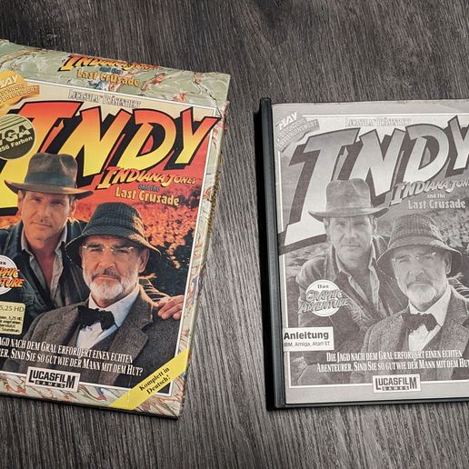 Indiana Jones 3 PC Big Box DE Inlay
