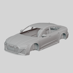 Audi-RS7-i1.png Archivo STL Carrocería Imprimible Audi RS7 Sportback 2020・Diseño de impresora 3D para descargar