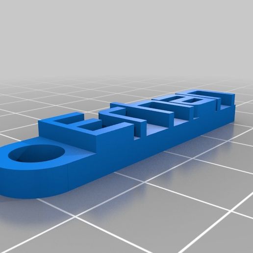 Keychain Erhan 3D model