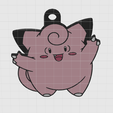 035-2.png Clefairy Keychain - Kanto Collection (Multicolor .3mf & Single Color .stl)