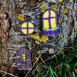 A-5.jpg STL file Garden Fairy Tree House・Model to download and 3D print
