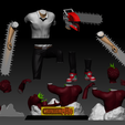 figura2222.png Chainsaw man Diorama (Denji vs zombie)