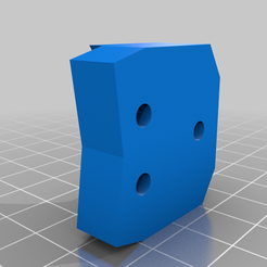 01-ArmSupport90_16_500.png 90° 16mm tube mount for make4 collar hard points (for bluerobotics 4" enclosure)