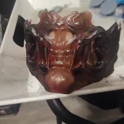 Samurai Dragon Mask | Liberty Square Fan Art