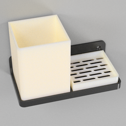 Capture1.png STL file bathroom soap holder・3D printer design to download