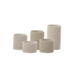 Untitled.png 12cm Wide Base, Cylinder Vase STL File - Digital Download -5 Sizes- Homeware, Minimalist Modern Design