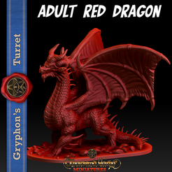 ADULT RED DRAGON jozmny, MSs Vraez NWT s,uoydA1g) AN CO Unccatn acarvin an) SEG Archivo STL Dragón rojo adulto・Plan de impresora 3D para descargar, ThousandYoung