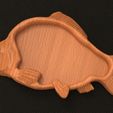 untitled.120.jpg Fish Tray - 3D STL Model For CNC and 3D Printers, stl, Instant download