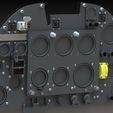 r4.jpg Spitfire Hight definition dashboard STL FILES 3D print model