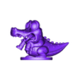 Hungry Croc Attack – 3D Model for Printing.stl Ataque de cocodrilo hambriento - Modelo 3D para imprimir