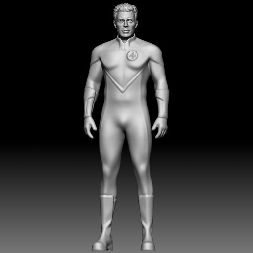 ZBrush-Document-3.jpg Chris Evans as Human Torch – Fantastic Four 3D Print Model