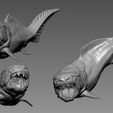 6.jpg Dunkleosteus - 3D Printable Prehistoric Creature - 3 Poses 3D print model