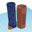 labyryntcachesmal1.jpg Archivo STL Microcontenedor de geocaché del laberinto pequeño・Modelo para descargar y imprimir en 3D