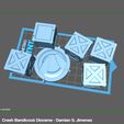8.jpg Crash Bandicoot Diorama, Uka uka and Aku Aku 3D Printable