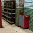 168160134_1176685149473825_4760930350426822271_n.jpg WORKSHOP TOOL BOX 7MM 1/43 SCALE MODEL RAILWAY GARAGE