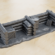 6.png Barricades for Bolt action - 9 pcs. (scale 1:56)