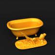 Solid02.jpg Bath tub - Soap dish