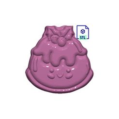 382242109_301203442532214_8901927657706730946_n.jpg Fichier 3D Kawaii Christmas Pudding STL FILE FOR 3D PRINTING - LASER CNC ROUTER - 3D PRINTABLE MODEL STL MODEL STL DOWNLOAD BATH BOMB/SOAP・Objet imprimable en 3D à télécharger