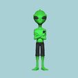 r1.jpg Alien Keychain v2 - Complete Body Funny Gift