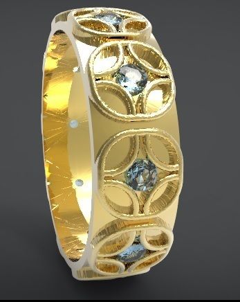 wedding band - 3D model önizlemesi