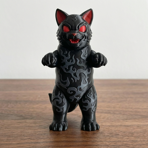 Godzilla Cat: Feline Monster for 3D Printing