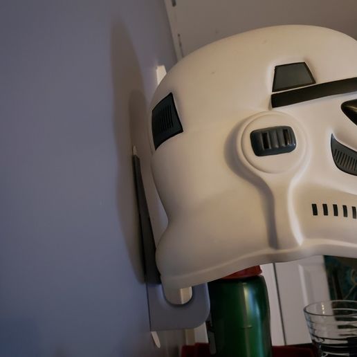Porte Casque Moto Tete De Mort Fichier STL PORTE-CASQUE MOTO.SUPPORT MURAL POUR CASQUE MOTO LOGO CLASSIQUE IMPRESSION FACILE Support Mural Casque