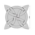 Gaelic-tile-04.jpg Gaelic knot onlay relief 3D print and cnc model