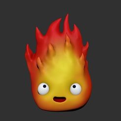 CALCIFER.jpg Fichier STL CALCIFER HOWL'S MOVING CASTLE・Idée pour impression 3D à télécharger