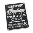 Indian-Motorcycle-Parking-Screw-1.jpg Indian Motorcycles Workshop Garage Biker Funny Parking Sign FTR Bobber R Scout Super Chief Bagger Chieftain Challenger