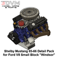01.png Shelby GT350 65-66 Detail Pack for Ford V8 Small Block in 1/24 scale