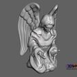 ContemplatingAngel2.jpg Contemplating Angel Sculpture (Statue 3D Scan)
