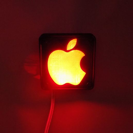 4_display_large.JPG Free STL file Apple Logo LED Nightlight/Lamp・3D printer model to download, Balkhagal4D