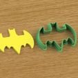batman.jpg Batman cookies, sugar paste, polymer clay cutter