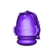 Scales1_SalamanderMask3.stl Fire Salamander Helmets