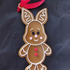 20221112_140213.jpg STL file Piglet Christmas gingerbread bauble・3D print design to download, naomid93