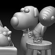 11.jpg Family Guy (Griffin)  Model Printing Miniature Assembly File STL-OBJ for 3D Printing FDM-FFF DLP-SLA-SLS
