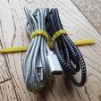 Twin-125mm-X2-Wire.jpg Simple Eco Reusable Zip Cable Tie Clamp Clip X6 Various Sizes and Twin
