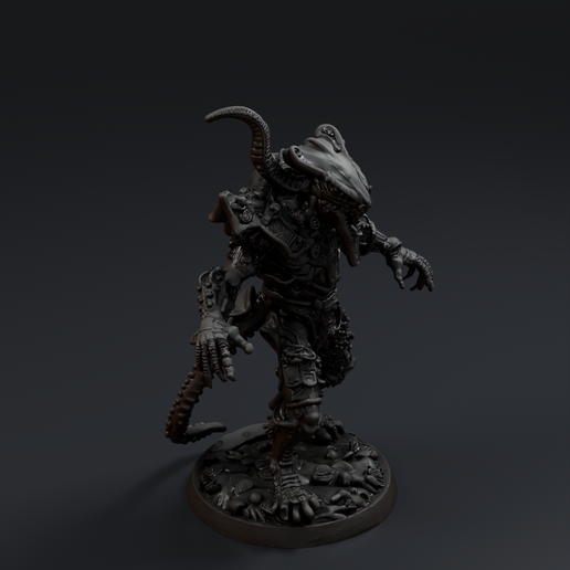 Tentacled Eldritch Monster 5 3D printable STL miniature